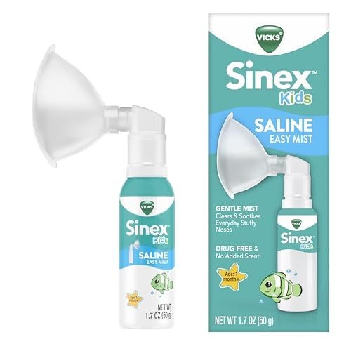 Vicks Sinex Kids Saline Easy Mist Kit, 1.7 OZ - Bellso